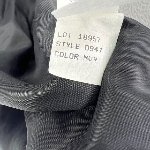 VCC VANTAGE CLUB COLLECTION Navy Blue Jacket Sweater Men's XL USA MCI Logo - Picture 14 of 16